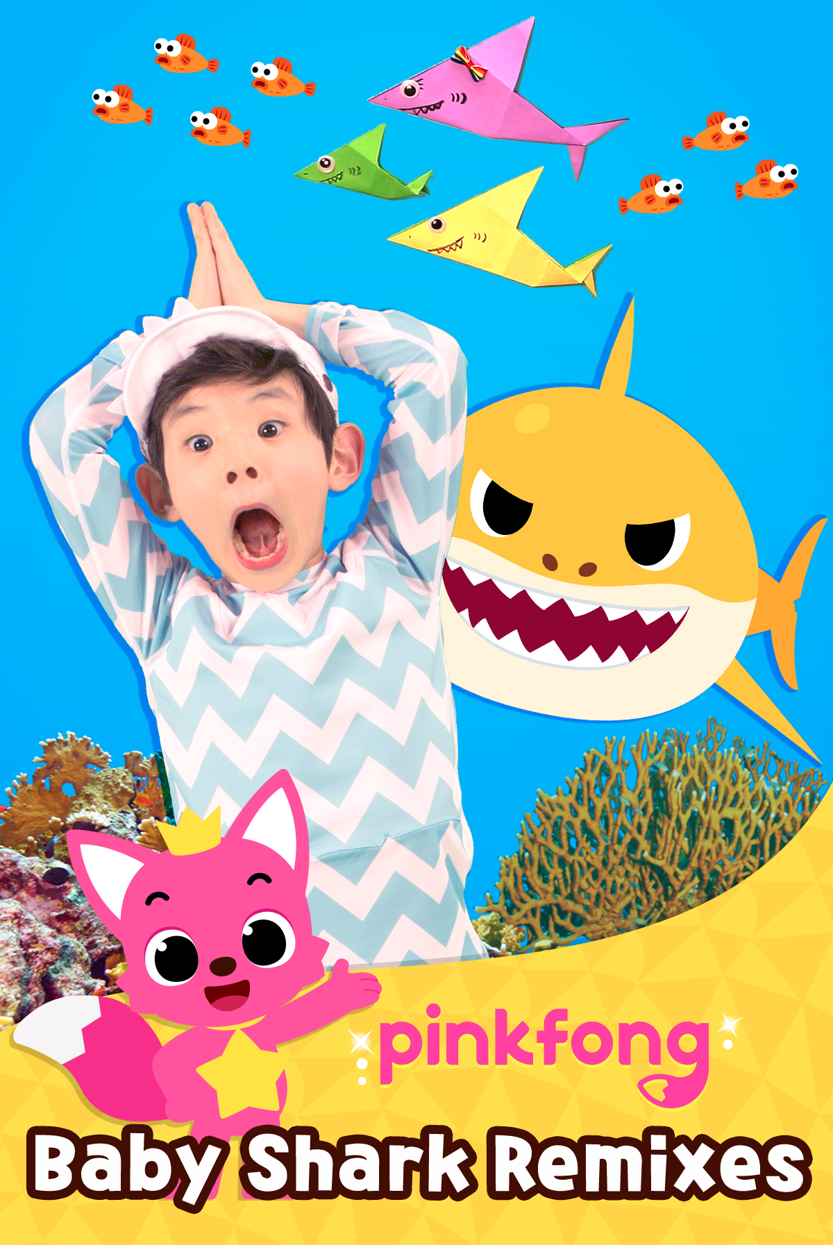 Pinkfong Baby Shark Doo Doo Remix Sing-Along Songs | What's On | Now TV