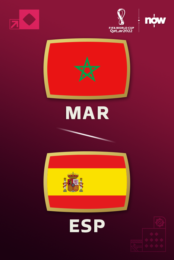 Now Player Round of 16 Morocco vs Spain [20221206]